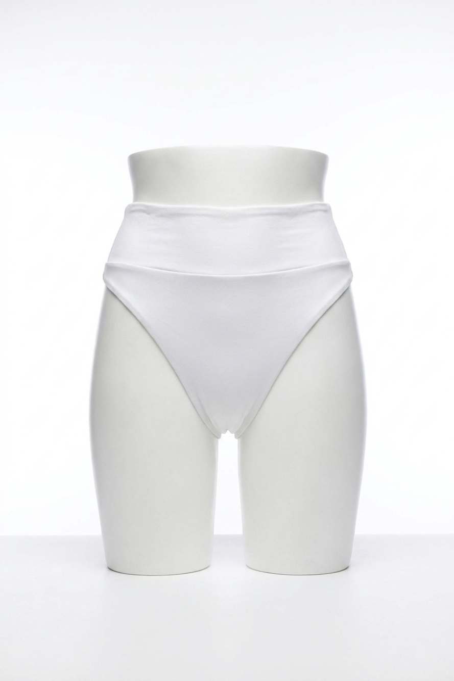 NEW BEACH RIOT highway bikini bottom in white